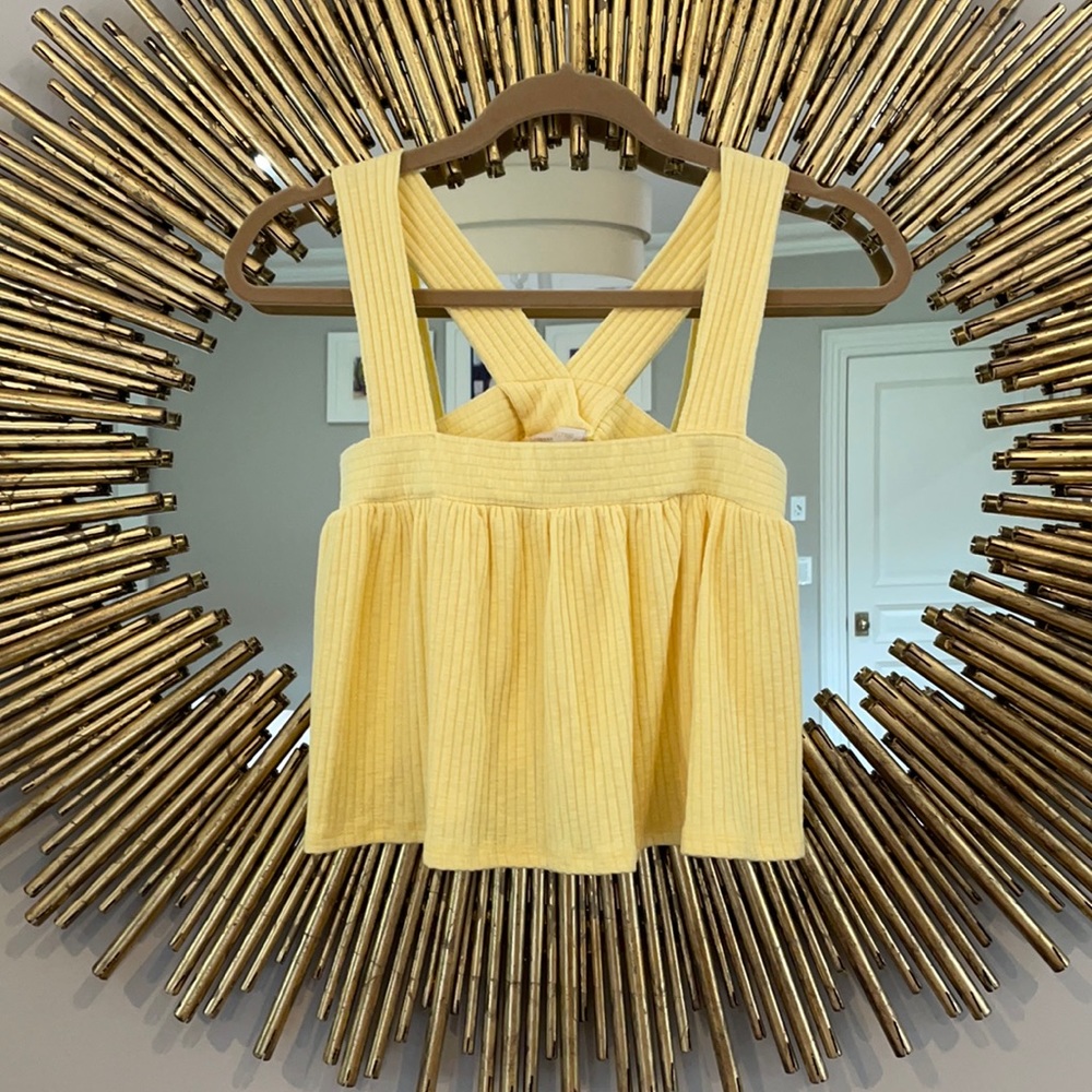Urban Outfitters Yellow Crop Top